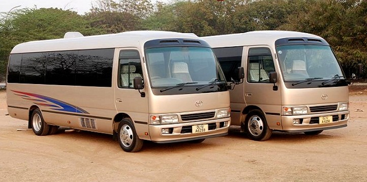 Imported Van hire Delhi, Luxury Minivan Rental India, Toyota, Mercedes